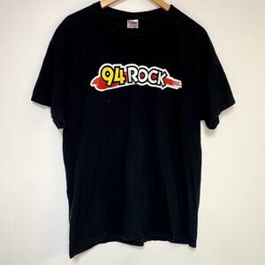 Vintage 94 Rock Shirt 90s Omaha Radio Station T-Shirt Vtg